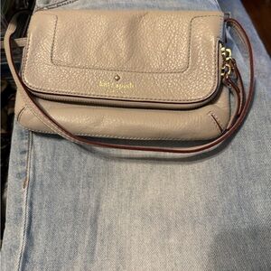 Kate Spade Light Gray Crossbody Bag